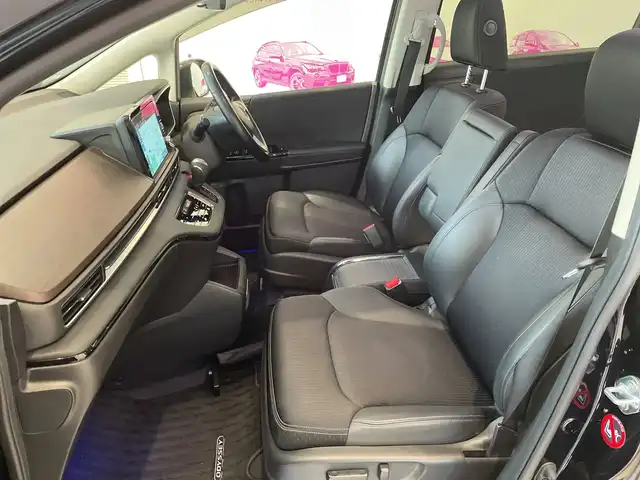 ホンダ オデッセイ ハイブリッド e:HEVアブソルート EX 埼玉県 2021(令3)年 4.3万km プレミアムヴィーナスブラックP ホンダセンシング/フリップダウンモニター/純正１０インチＳＤナビ/　　CD/DVD/BT/USB/フルセグ/全方位カメラ/両側パワースライドドア/パワーバックドア/レーダークルーズコントロール/ハーフレザーシート/パワーシート　/スマートキー2本/ビルトインETC