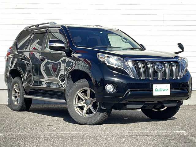 トヨタ ランドクルーザー プラド TX アルジェントクロス 福島県 2015(平27)年 13万km ブラック ４ＷＤ　純正ナビ　フルセグ　バックカメラ　クルコン　Bluetooth　　　サンルーフ　ＥＴＣ　純正フロアマット　エンジンスターター　スマートキー　オートライト　エンジンプッシュスタート