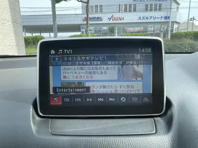 マツダ デミオ XD ツーリング 宮城県 2015(平27)年 2.7万km ソウルレッドプレミアムメタリック 純正ナビ/フルセグTV/Bluetooth/バックモニター/スペアキ－/ヘッドアップディスプレイ/クルーズコントロール/オートライト/横すべり防止装置/純正マット/純正AW