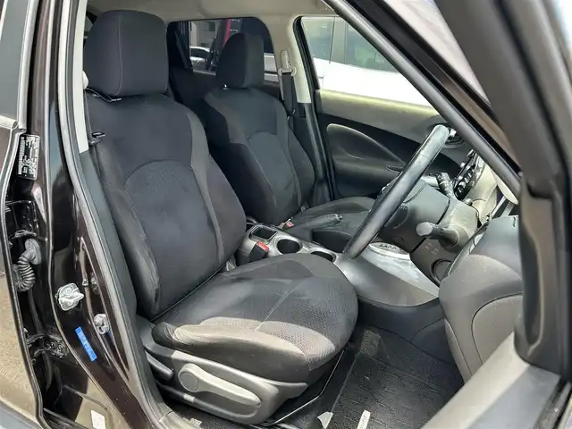 日産 ジューク 15RX 島根県 2014(平26)年 4.7万km ナイトベールパープル ワンオーナー/純正ナビ/AM/FM/CD/DVD/BT/全周囲カメラ/ETC /オートライト/HIDライト/フォグランプ/純正フロアマット/アイドリングストップ/スマートキー