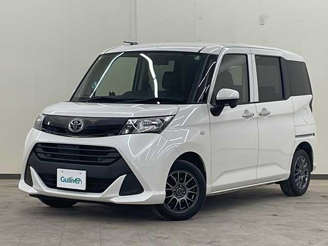 トヨタ タンク X 道央・札幌 2018(平30)年 9.9万km パールホワイトⅢ /4WD//純正ナビ:NSCD-W66(AM/FM/TV/BT/AUX)//前席シートヒーター//片側パワースライドドア//純正フロアマット//エンジンプッシュスタート//社外エンジンスターター//スペアキー１本//ETC//純正ホイール付きスタッドレスタイヤ積み込み