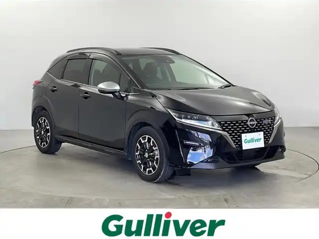 日産 ノート オーテック クロスオーバーFOUR 福島県 2022(令4)年 2.5万km 黒 純正ナビ/【AM/FM/BT/フルセグTV/DVD/CD】/全方位カメラ/デジタルインナーミラー/エマージェンシーブレーキ/ブレーキホールド/シートヒーター/LEDヘッドライト/BMS/ステアリングヒーター/スマートキー/スペアキー/ステアリングスイッチ/純正フロアマット/純正ホイールカバー/電格ミラー/ドアバイザー