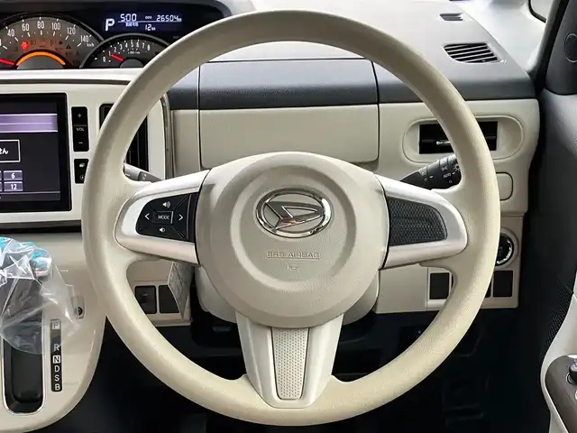 ダイハツ ムーヴ キャンバス G メイクアップ リミテッド　SAⅢ 静岡県 2020(令2)年 2.7万km パールホワイトⅢ/ナチュラルベージュマイカメタリック 2トーン エンジンスタートボタン/パワーステアリング/パワーウィンドウ/アイドリングストップ/オートエアコン/スマートキー/USB入力端子/ETC/全方位カメラ/純正8インチナビ（CD/DVD/BT/フルセグ）/ドライブレコーダー前後/ベンチシート/両側パワースライドドア/ABS/横滑り防止装置/コーナーセンサー/レーンキープアシスト/盗難防止装置/オートライト/オートマチックハイビーム/LEDヘッドライト/Wエアバック/衝突軽減システム/TVキャンセラー