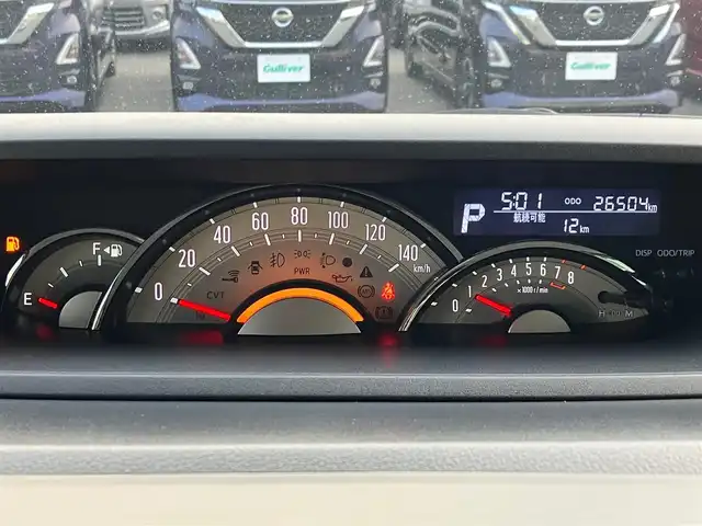 ダイハツ ムーヴ キャンバス G メイクアップ リミテッド　SAⅢ 静岡県 2020(令2)年 2.7万km パールホワイトⅢ/ナチュラルベージュマイカメタリック 2トーン エンジンスタートボタン/パワーステアリング/パワーウィンドウ/アイドリングストップ/オートエアコン/スマートキー/USB入力端子/ETC/全方位カメラ/純正8インチナビ（CD/DVD/BT/フルセグ）/ドライブレコーダー前後/ベンチシート/両側パワースライドドア/ABS/横滑り防止装置/コーナーセンサー/レーンキープアシスト/盗難防止装置/オートライト/オートマチックハイビーム/LEDヘッドライト/Wエアバック/衝突軽減システム/TVキャンセラー