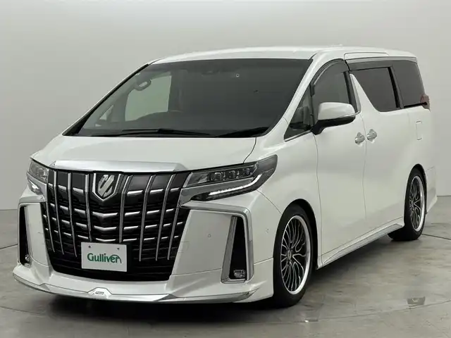 トヨタ アルファード S Cパッケージ 福岡県 2023(令5)年 2.9万km ホワイトパールクリスタルシャイン モデリスタエアロ　/純正１０．５型ナビ、フルセグTV　/ＪＢＬサウンド　/ビルトインＥＴＣ２．０　/デジタルルームミラー　/トヨタセーフティセンス　/衝突軽減ブレーキ　/レーンキープ　/ブラインドスポットモニター　/ＰＫＳＢ　/パーキングアシスト　/両側電動スライドドア　/パワーバックドア　/パワーシート　/シートベンチレーション/ヒーター　/ステアリングヒーター