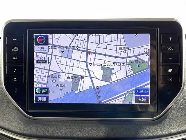 ダイハツ ムーヴ カスタム RS ハイパー SAⅡ 広島県 2015(平27)年 7.4万km ブライトシルバーメタリック 純正8型ナビ（DVD/Bluetooth/フルセグTV）/バックカメラ/運転席シートヒーター/衝突軽減ブレーキ/車線逸脱警報/LEDヘッドランプ/オートライト/純正15インチアルミホイール/ETC/USB/HDMI入力端子/サイド/カーテンエアバッグ/スマートキー