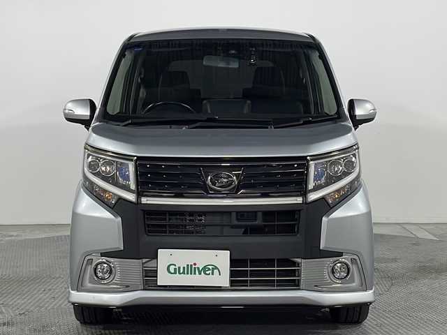 ダイハツ ムーヴ カスタム RS ハイパー SAⅡ 広島県 2015(平27)年 7.4万km ブライトシルバーメタリック 純正8型ナビ（DVD/Bluetooth/フルセグTV）/バックカメラ/運転席シートヒーター/衝突軽減ブレーキ/車線逸脱警報/LEDヘッドランプ/オートライト/純正15インチアルミホイール/ETC/USB/HDMI入力端子/サイド/カーテンエアバッグ/スマートキー