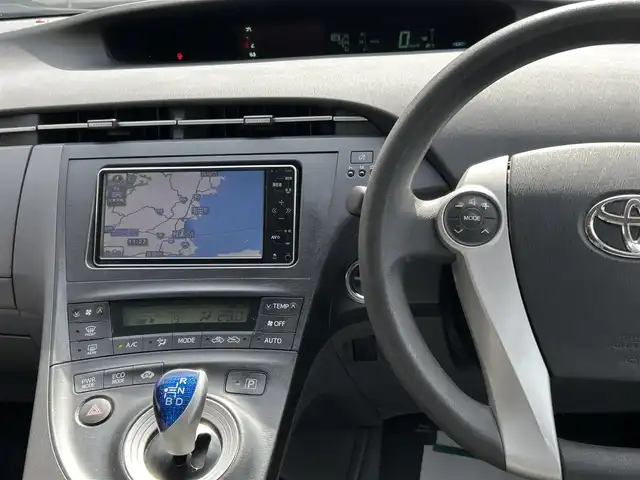 トヨタ プリウス S 和歌山県 2010(平22)年 6.4万km ブラック ディーラー純正ナビ（AM/FM/CD/DVD/HDD/AUX/SD/ワンセグTV）/ETC/純正フロアマット/純正ドアバイザー/プッシュスタート/オートライト