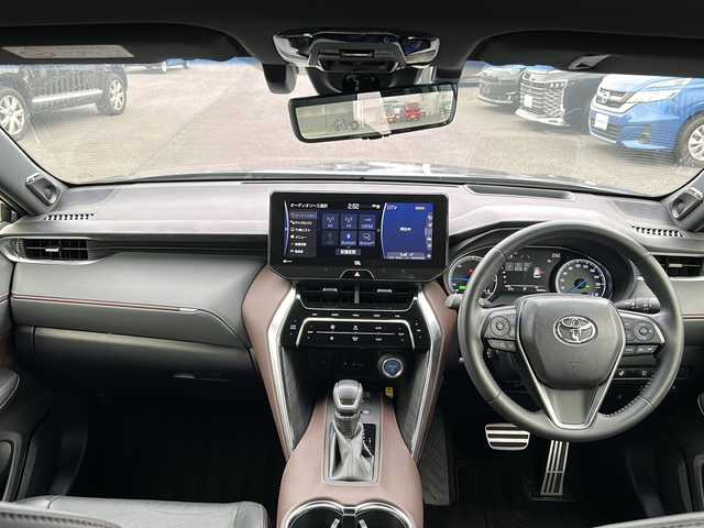 トヨタ ハリアー ハイブリッド Z レザーパッケージ 茨城県 2020(令2)年 3.9万km スレートグレーメタリック JBLサウンド/純正ナビ/　　【フルセグ、BT】/バックカメラ/全方位カメラ/トヨタセーフティセンス/LTA/PCS/BSM/クリアランスソナー/RCTA/HUD/RSA/レザーシート/シートエアコン/前席パワーシート/純正19インチAW /LEDオートライト/オートマチックハイビーム/純正フロアマット/パワーバックドア/ハンドルヒーター/ETC2.0/レーダークルーズコントロール/デジタルインナーミラー/スマートキー/プッシュスタート/取扱説明書
