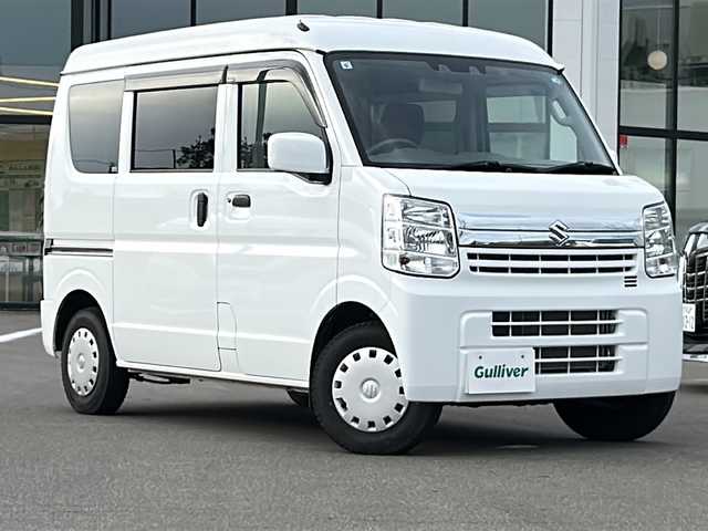 スズキ エブリイ ジョイン 青森県 2022(令4)年 2.4万km スペリアホワイト ・4WD/・5速MT/・社外カーステレオ/・AM/FM/・HIDヘッドライト/・両側スライドドア/・ダブルエアバック/・純正フロアマット/・純正ドアバイザー/・夏タイヤ付/・取扱説明書