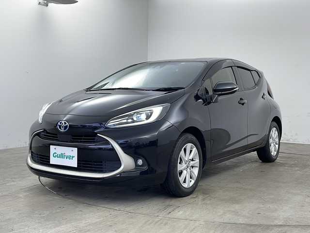 トヨタ アクア Z 兵庫県 2022(令4)年 3.9万km ブラックマイカ ・純正ディスプレイナビオーディオ/・Bluetooth接続/・AppleCarPlay/・AndroidAuto/・Miracast/・バックカメラ/・ビルトインETC2.0/・ドライブレコーダー/・運転席パワーシート/・前席シートヒーター/・AC100V電源/・ステアリングヒーター/・ヘッドライトレベライザー/・ハーフレザーシート/・LEDヘッドランプ/・純正フロアマット/・15インチ純正アルミホイール/・トヨタセーフティセンス/・レーントレーシングアシスト/・プリクラッシュセーフティ/・クリアランスソナー/・パーキングサポートブレーキ/・ロードサインアシスト/・レーダークルーズコントロール/・先行車発進告知/・後退速度抑制/・オートマチックハイビーム/・リヤシートリマインダー
