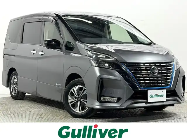 日産 セレナ e－パワー ハイウェイスター V 大阪府 2020(令2)年 4.1万km ダークメタルグレー/ダイヤモンドブラック ProPILOT 純正9incナビTV 360カメラ フリップダウンモニター デジタルインナーミラー シート＆ステアリングヒーター レーダークルコン 衝突軽減ブレーキ レーンアシスト ブラインドSM 両側パワースライドドア ETC