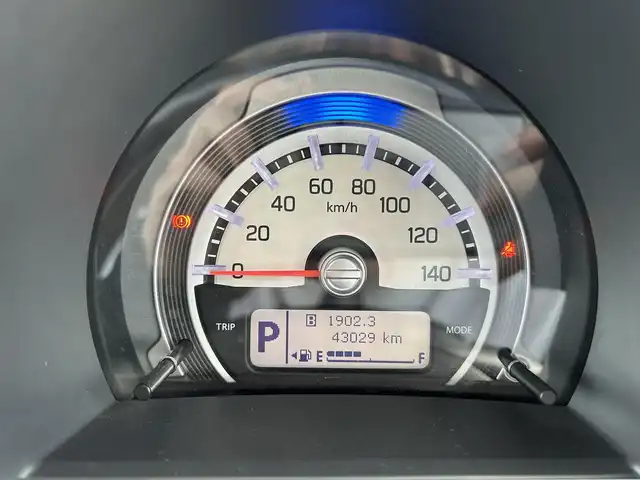 スズキ ハスラー G 岡山県 2016(平28)年 4.3万km サマーブルーM 禁煙車/イクリプス製ナビ/（CD/ワンセグTV）/前席シートヒーター/衝突軽減ブレーキ/アイドリングストップ/プッシュスタート/スマートキー×２/電動格納ミラー/ドアバイザー/セキュリティアラーム