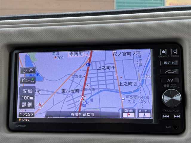 ダイハツ ミラ ココア X 香川県 2015(平27)年 9.7万km ミストブルーマイカメタリック ワンオーナー/純正メモリナビ/フルセグ/CD/DVD/Bluetooth/バックカメラ/スマートキー/アイドリングストップ/電動リトラミラー/純正マット/ＥＴＣ