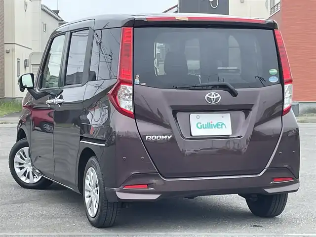 トヨタ ルーミー G 道央・札幌 2018(平30)年 4.5万km プラムブラウンパールクリスタルシャイン ４WD/寒冷地仕様/社外SDナビ/CD/DVD/BT/フルセグ/スマートアシスト/衝突被害軽減ブレーキ/横滑り防止装置/クルーズコントロール/レーンキープアシスト/クリアランスソナー/ビルトインETC/アイドリングストップ/ワイパーデアイサー/両側パワースライドドア/プッシュスタート/スマートキー/ハロゲンヘッドライト/オートライト/オートハイビーム/電動格納ミラー/ウィンカーミラー/純正フロアマット/鉄チンホイール付冬タイヤ積込/165/65/R14/2024年/山8mm