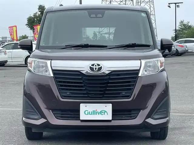 トヨタ ルーミー G 道央・札幌 2018(平30)年 4.5万km プラムブラウンパールクリスタルシャイン ４WD/寒冷地仕様/社外SDナビ/CD/DVD/BT/フルセグ/スマートアシスト/衝突被害軽減ブレーキ/横滑り防止装置/クルーズコントロール/レーンキープアシスト/クリアランスソナー/ビルトインETC/アイドリングストップ/ワイパーデアイサー/両側パワースライドドア/プッシュスタート/スマートキー/ハロゲンヘッドライト/オートライト/オートハイビーム/電動格納ミラー/ウィンカーミラー/純正フロアマット/鉄チンホイール付冬タイヤ積込/165/65/R14/2024年/山8mm