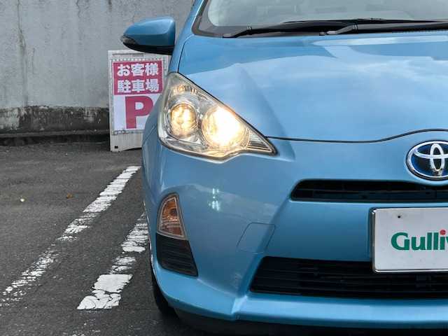トヨタ アクア S 宮城県 2012(平24)年 9.2万km クールソーダメタリック 純正ナビゲーション/ワンセグテレビ/MP3/FM/AM/CD/SD/AUX/ワンオーナー/純正フロアマット/シートヒーター/アイドリングストップ/プッシュスタート/電動格納ミラー/オートライト/保証書/スペアキー