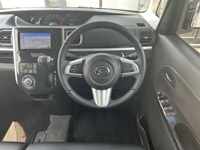 ダイハツ タント カスタム RS トップED SA Ⅲ 千葉県 2017(平29)年 7.8万km ディープブルークリスタルマイカ 純正7インチナビ/(フルセグTV/CD/DVD/BT)/バックカメラ/TEIN車高調/衝突被害軽減システム/ハーフレザーシート/両側パワースライドドア/横滑り防止装置/ETC/ドライブレコーダー/アイドリングストップ/LEDヘッドライト/フォグランプ/オートライト/ウィンカーミラー/電動格納ミラー/純正15インチAW/シートヒーター/シートリフター/プッシュスタート/スマートキー/フロアマット/ドアバイザー/スペアキー/取扱説明書/保証書