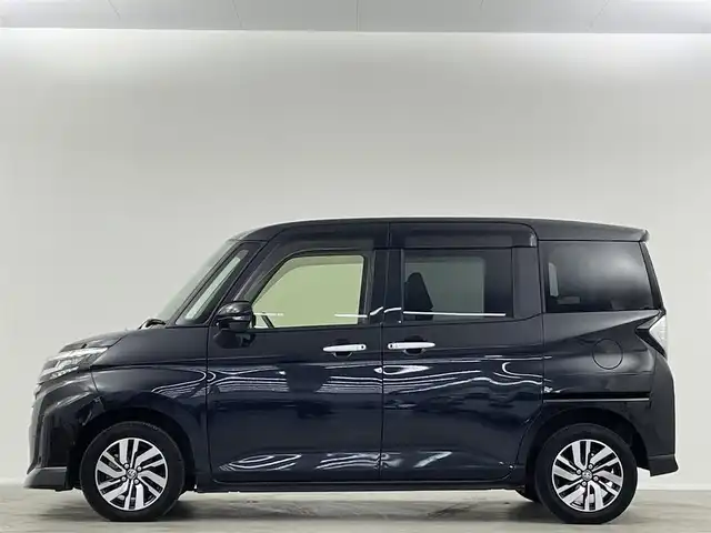 トヨタ ルーミー カスタムG 埼玉県 2022(令4)年 2.7万km ブラックマイカメタリック 純正９型ＤＡ　フルセグＴＶ　全方位カメラ　両側電動スライドドア　LED ヘッドライト　Bluetooth　ETC　前後ドライブレコーダー　アダプティブクルーズコントロール　スマートキー　衝突軽減