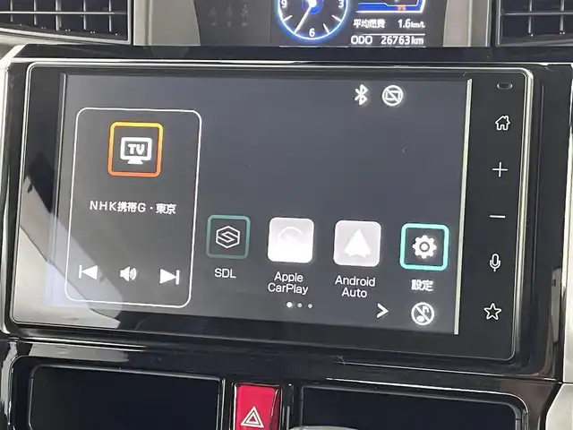 トヨタ ルーミー カスタムG 埼玉県 2022(令4)年 2.7万km ブラックマイカメタリック 純正９型ＤＡ　フルセグＴＶ　全方位カメラ　両側電動スライドドア　LED ヘッドライト　Bluetooth　ETC　前後ドライブレコーダー　アダプティブクルーズコントロール　スマートキー　衝突軽減