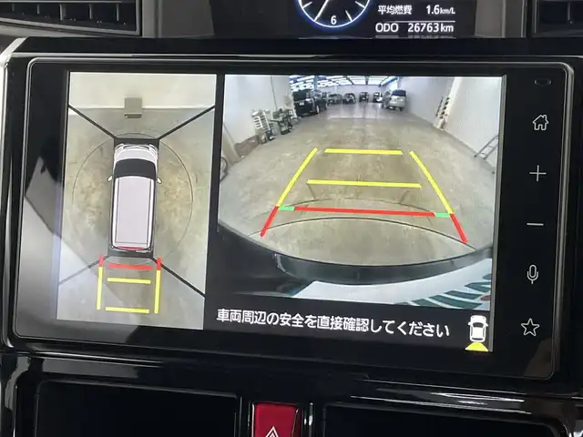 トヨタ ルーミー カスタムG 埼玉県 2022(令4)年 2.7万km ブラックマイカメタリック 純正９型ＤＡ　フルセグＴＶ　全方位カメラ　両側電動スライドドア　LED ヘッドライト　Bluetooth　ETC　前後ドライブレコーダー　アダプティブクルーズコントロール　スマートキー　衝突軽減