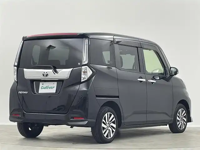 トヨタ ルーミー カスタムG 埼玉県 2022(令4)年 2.7万km ブラックマイカメタリック 純正９型ＤＡ　フルセグＴＶ　全方位カメラ　両側電動スライドドア　LED ヘッドライト　Bluetooth　ETC　前後ドライブレコーダー　アダプティブクルーズコントロール　スマートキー　衝突軽減