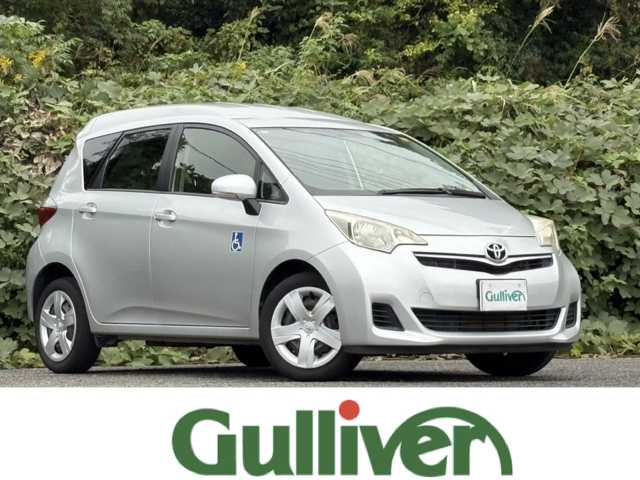 トヨタ ラクティス ウェルキャブ X 大分県 2012(平24)年 6.4万km シルバーM 車いす仕様車　スロープタイプ　タイプ１　助手席側リヤシートなし/純正ナビ/バックカメラ/ビルトインETC/キーレスキー