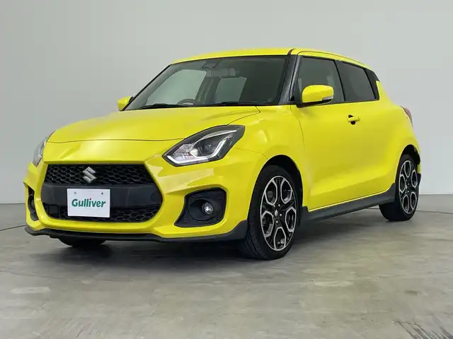 スズキ スイフト スポーツ セーフティPKG 三重県 2018(平30)年 4万km チャンピオンイエロー /禁煙車//社外10インチナビ/（ＣＤ.ＤＶＤ.ＢＴ.フルセグＴＶ）//バックカメラ//デュアルカメラブレーキサポート//レーンキープアシスト//レーダークルーズコントロール//ドライブレコーダー前後//パドルシフト//オートライト//スマートキー