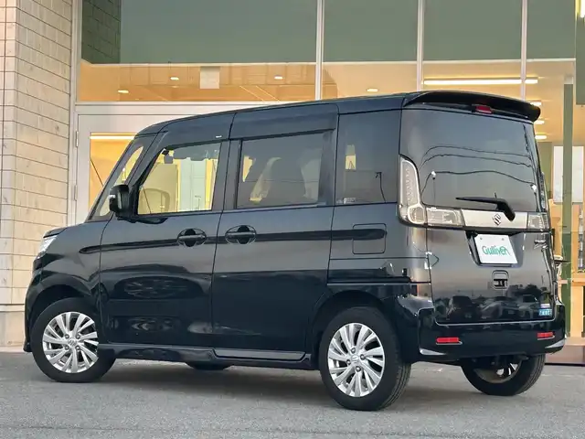 スズキ スペーシア カスタム Z 兵庫県 2017(平29)年 10.6万km ブルーイッシュブラックパール3 純正ナビ/BT/フルセグTV/バックカメラ/シートヒーター/片側パワースライドドア/オートライト/フォグランプ/純正14インチアルミ/純正フロアマット/純正ドアバイザー/スマートキー/プッシュスタート/スペアキー/衝突軽減ブレーキ