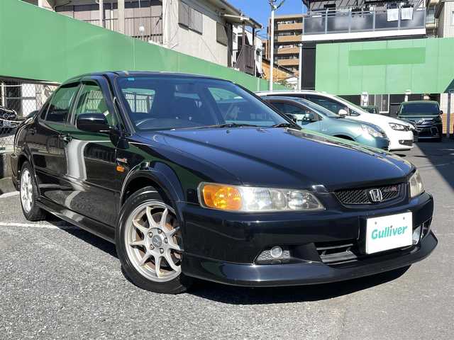 ホンダ アコード ユーロ R 千葉県 2000(平12)年 9.1万km ナイトホークブラックパール ５速マニュアル/ＲＥＣＡＲＯシート/ＨＩＤヘッドライト/オートエアコン/電動格納ミラー