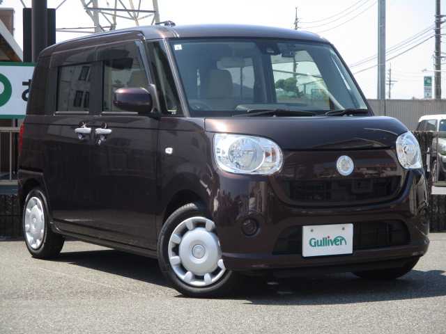ダイハツ ムーヴ キャンバス X SA Ⅱ 岡山県 2017(平29)年 6.1万km プラムブラウンクリスタルマイカ 【 Smart Assist II 】/・衝突警報機能(対車両・対歩行者）/・衝突回避支援ブレーキ/・誤発進抑制（前方・後方）/・先行車お知らせ/・車線逸脱警報/**********************/ワンオーナー/社外ドライブレコーダー（フロント）/コーナーセンサー（フロント・リア）/オートライト/社外ＬＥＤ/純正フロアマット/スマートキー2個