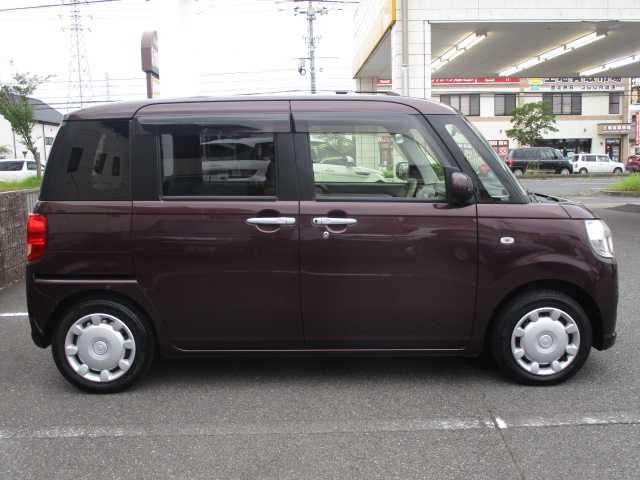 ダイハツ ムーヴ キャンバス X SA Ⅱ 岡山県 2017(平29)年 6.1万km プラムブラウンクリスタルマイカ 【 Smart Assist II 】/・衝突警報機能(対車両・対歩行者）/・衝突回避支援ブレーキ/・誤発進抑制（前方・後方）/・先行車お知らせ/・車線逸脱警報/**********************/ワンオーナー/社外ドライブレコーダー（フロント）/コーナーセンサー（フロント・リア）/オートライト/社外ＬＥＤ/純正フロアマット/スマートキー2個