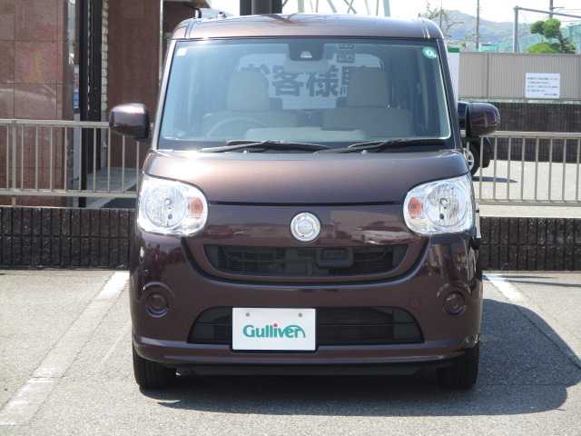 ダイハツ ムーヴ キャンバス X SA Ⅱ 岡山県 2017(平29)年 6.1万km プラムブラウンクリスタルマイカ 【 Smart Assist II 】/・衝突警報機能(対車両・対歩行者）/・衝突回避支援ブレーキ/・誤発進抑制（前方・後方）/・先行車お知らせ/・車線逸脱警報/**********************/ワンオーナー/社外ドライブレコーダー（フロント）/コーナーセンサー（フロント・リア）/オートライト/社外ＬＥＤ/純正フロアマット/スマートキー2個