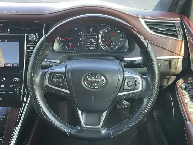 トヨタ ハリアー プレミアム アドバンスドP 宮崎県 2014(平26)年 14.2万km ブラック 純正ナビ/　(AM/FM/TV/BT/AUX)/クリアランスソナー/パワーシート　運転席/オートハイビーム/オートライト/クルーズコントロール/パワーバックドア/フォグランプ/ステアリングスイッチ/シガーソケット/USBポート×１/ETC