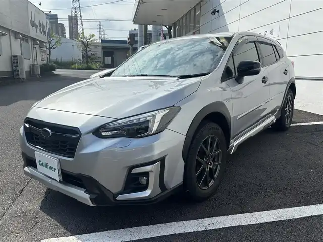 スバル インプレッサ ＸＶ 2．0i－L アイサイト 長崎県 2019(令1)年 7.9万km アイスシルバーメタリック ワンオーナー/社外メモリナビ/（CD/DVD/BT/フルセグ）/バックカメラ/衝突軽減システム/レーンアシスト/レーダークルーズ/ETC/パドルシフト/オートライト/ステアリングスイッチ/純正17インチAW