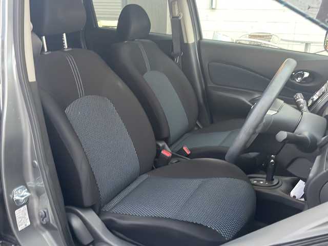 日産 ノート X FOUR 福島県 2015(平27)年 8.9万km ダークメタルグレー 4WD ワンオーナー ナビ フルセグTV バック全方位カメラミラー連動 衝突軽減ブレーキ レーンキープアシスト 横滑り防止 ETC 社外アルミホイール スマートキー