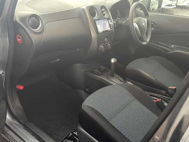 日産 ノート X FOUR 福島県 2015(平27)年 8.9万km ダークメタルグレー 4WD ワンオーナー ナビ フルセグTV バック全方位カメラミラー連動 衝突軽減ブレーキ レーンキープアシスト 横滑り防止 ETC 社外アルミホイール スマートキー