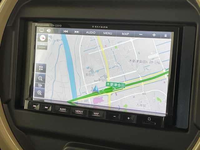 スズキ ハスラー HYBRID G 千葉県 2024(令6)年 0.4万km クールカーキPM 社外ナビ/　Bluetooth/フルセグTV/HDMI/　Apple car play/Android Auto/スズキセーフティサポート/レーダークルーズコントロール/レーンキープアシスト/衝突軽減ブレーキ/クリアランスソナー/オートハイビーム/前席シートヒーター/ETC/LEDライト/バックカメラ/フロアマット/スマートキー/スタートボタン