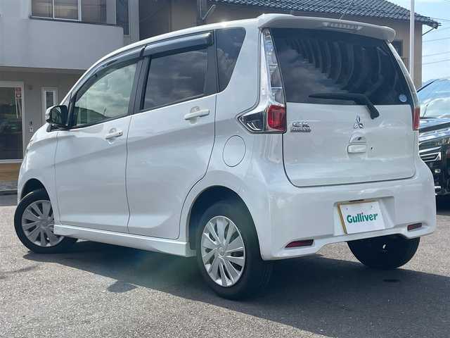 三菱 ｅＫカスタム G 島根県 2015(平27)年 5.7万km シルキーホワイト 純正CDオーディオ /ETC /D席シートヒーター /スマートキー /プッシュスタート /アイドリングストップ /純正HIDヘッドライト /純正フロアマット/バックモニター