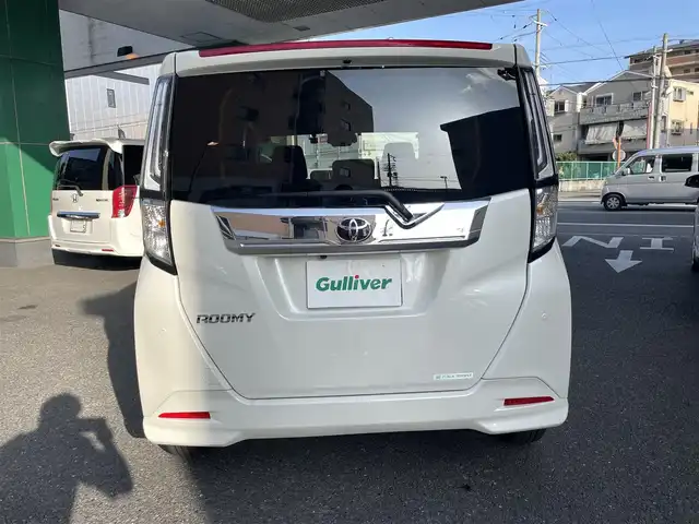 トヨタ ルーミー カスタムG 大阪府 2023(令5)年 1万km パールホワイトⅢ ワンオーナー/純正メモリーナビ/　フルセグTV/　Bluetooth/　DVD再生/　AM/FM/全方位カメラ/バックカメラ/スマートアシストIII/　衝突軽減ブレーキ/　車線逸脱警報/　先行車発信お知らせ/　ふらつき警報/　誤発進抑制制御/　オートハイビーム/レーダークルーズコントロール/純正ＬＥＤライト/スマートキー/両側パワースライドドア/フロントシートヒーター/ドラレコ/スペアキー1本（スマートキー）
