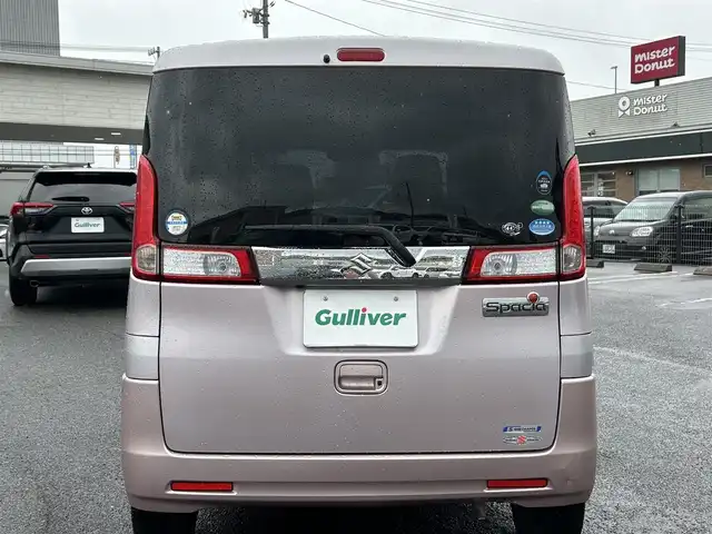 スズキ スペーシア G 広島県 2016(平28)年 11.7万km イノセントピンクパールメタリック 禁煙車/純正メモリナビ(MDV-D503)/　【CD/DVD/BT/フルセグTV】/バックカメラ/衝突被害軽減システム/車線逸脱警報/横滑り防止装置/盗難防止装置/両側イージークローザードア/シートヒーター（D席）/ビルトインETC/ヘッドライトレベライザー/プッシュスタート/スマートキー/スペアキー×1/アイドリングストップ/ドアバイザー/電動格納ミラー/純正ホイールカバー/純正フロアマット/新車時整備手帳（保証書）/取扱説明書/記録簿有(R6/9)