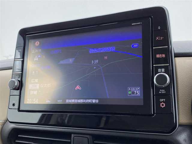 日産 ルークス HWS Gターボ プロパイロットED 宮城県 2020(令2)年 3.4万km フローズンバニラパール 両側パワースライドドア/純正9インチナビ/(AM/FM/iPod/SD/USB/BT/TV/CD/DVD)/全方位カメラ/前後ドライブレコーダー/レーダークルーズコントロール/ハーフレザー/エマージェンシーブレーキ/プロパイロット/プッシュスタート/スマートキー/スペアキー/オートライト/フォグランプ/ドアバイザー/純正フロアマット/純正15インチアルミホイール
