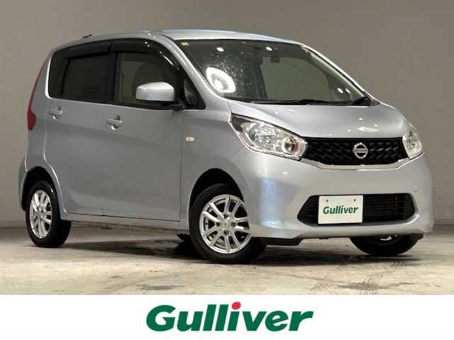 日産 デイズ S 宮城県 2014(平26)年 9.9万km クールシルバー ４WD/CDオーディオ/FM/AM/AUX/ETC/エンジンスターター/前後ドライブレコーダー/レーダー探知機/シートヒーター/ドアバイザー/アイドリングストップ/社外アルミホイール/ヘッドライトレベライザー/電動格納ミラー/ドリンクホルダー/ACエアコン
