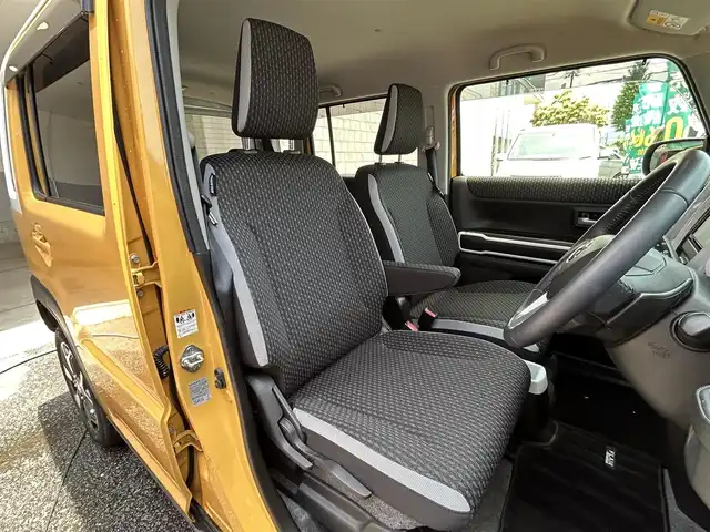 マツダ フレア クロスオーバー ハイブリッドXT 愛知県 2020(令2)年 2.1万km アクティブイエロー/ホワイト2トーン ワンオーナー/社外メモリナビ/フルセグテレビ/Bluetooth/バックカメラ/アラウンドビュー/アイドリングストップ/ウィンカーミラー/クルーズコントロール/ドアバイザー/プッシュスタート/ETC/シートヒーター/パドルシフト/レーンキープ/衝突軽減ブレーキ/ドライブレコーダー/レザーステアリング