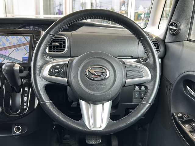 ダイハツ タント カスタム RS スマートセレ SA 静岡県 2014(平26)年 6.6万km ナイトシャドーパープルクリスタルM 【主要装備】/純正ナビ　/バックカメラ　/両側パワースライドドア　/ステアリングスイッチ　/ＥＴＣ　/ＬＥＤヘッドライト　/横滑り防止機能　/ドライブレコーダー　/プッシュスタート　/スマートキー　/横滑り防止機能　/プリクラッシュセーフティ