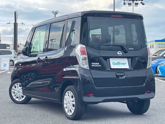 日産 デイズ ルークス X 長崎県 2018(平30)年 7.4万km ブラック プッシュスタート/純正メモリーナビ/CD/DVD/BT/フルセグTV/アラウンドビューモニター/エマージェンシーブレーキ/ナビ連動ドライブレコーダー/ETC