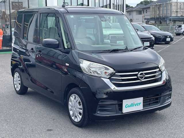 日産 デイズ ルークス X 長崎県 2018(平30)年 7.4万km ブラック プッシュスタート/純正メモリーナビ/CD/DVD/BT/フルセグTV/アラウンドビューモニター/エマージェンシーブレーキ/ナビ連動ドライブレコーダー/ETC