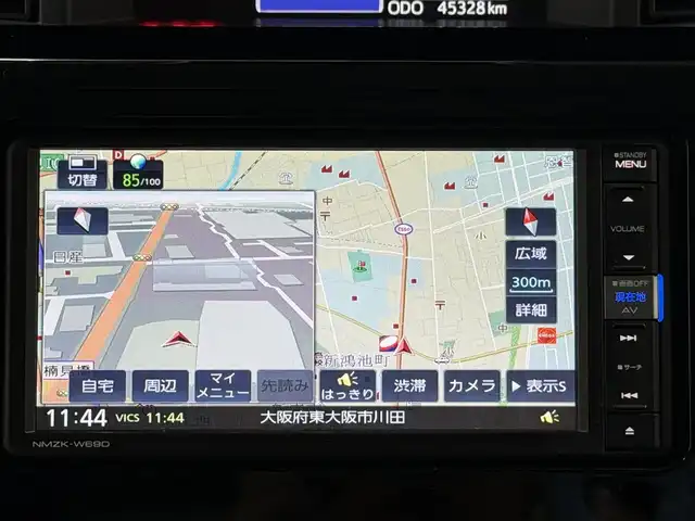 ダイハツ トール 大阪府 2019(平31)年 4.6万km レーザーブルークリスタルシャイン 純正ナビ(フルセグ/DVD再生/Bluetooth接続)　両側電動ドア　シートヒーター 全方位カメラ クルーズコントロール プッシュスタート スマートキー 純正アルミホイール LEDヘッドライト