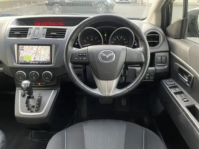 マツダ プレマシー 20S 埼玉県 2011(平23)年 9.9万km ブリリアントブラック /社外メモリナビ//ワンセグTV//バックカメラ//CD&DVD再生//両側パワースライドドア//ETC//スマートキーx2//Wエアバッグ//ABS//横滑り防止装置//革巻きステアリング//ステアリングオーディオリモコン//オートライト//Fフォグランプ//プライバシーガラス//ドアバイザー//純正16インチAW//取扱説明書//ナビ取説