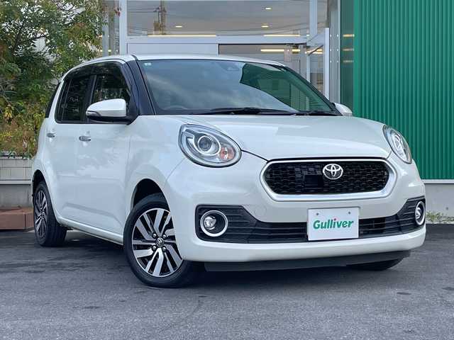 トヨタ パッソ モーダ　Gパッケージ 岡山県 2017(平29)年 5.9万km パールホワイトⅢ 純正ナビ　NSZT-W66T/フルセグTV、CD、Bluetooth、AM、FM/バックカメラ/前方ドライブレコーダー/ビルトインETC/スマートアシスト/オートライト/プッシュスタート/スマートキー